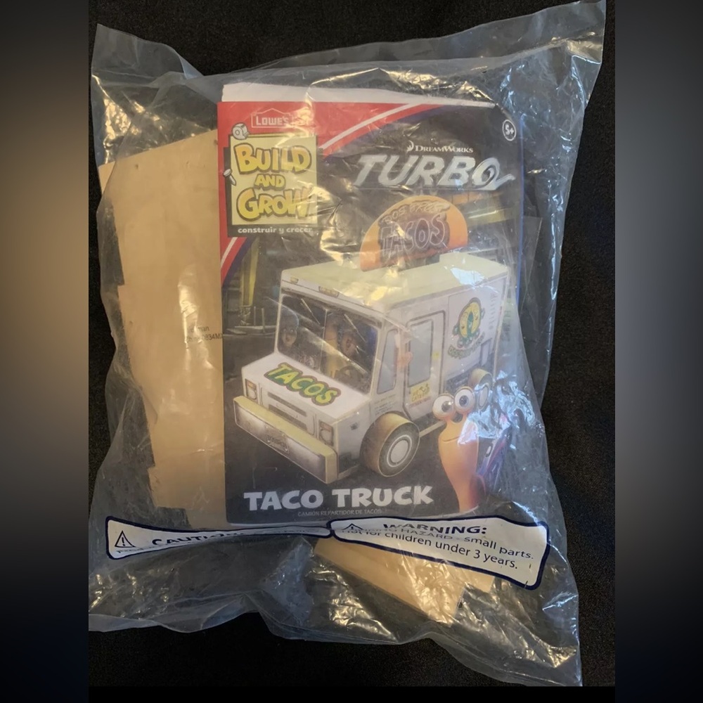 Lowes Build and Grow Project Kit TURBO TACO TRUCK Ages 5+ New Sealed